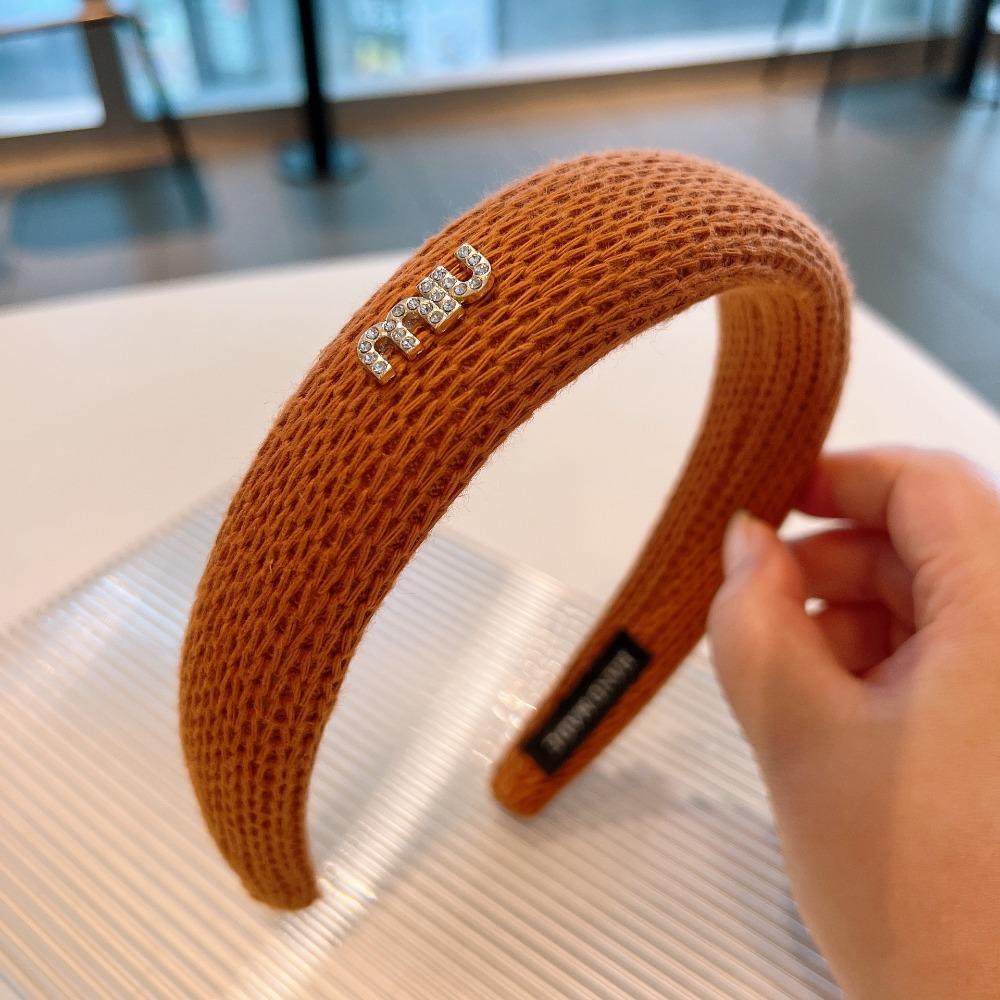 Cài Tóc Đan Len Màu Trơn Thời Trang Mùa Đông Xinh Xắn Cho Nữ 2life