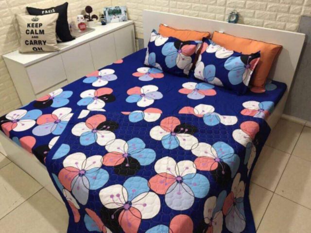 Bộ chăn ga gối hè 5 món m6×2m,m8×2m