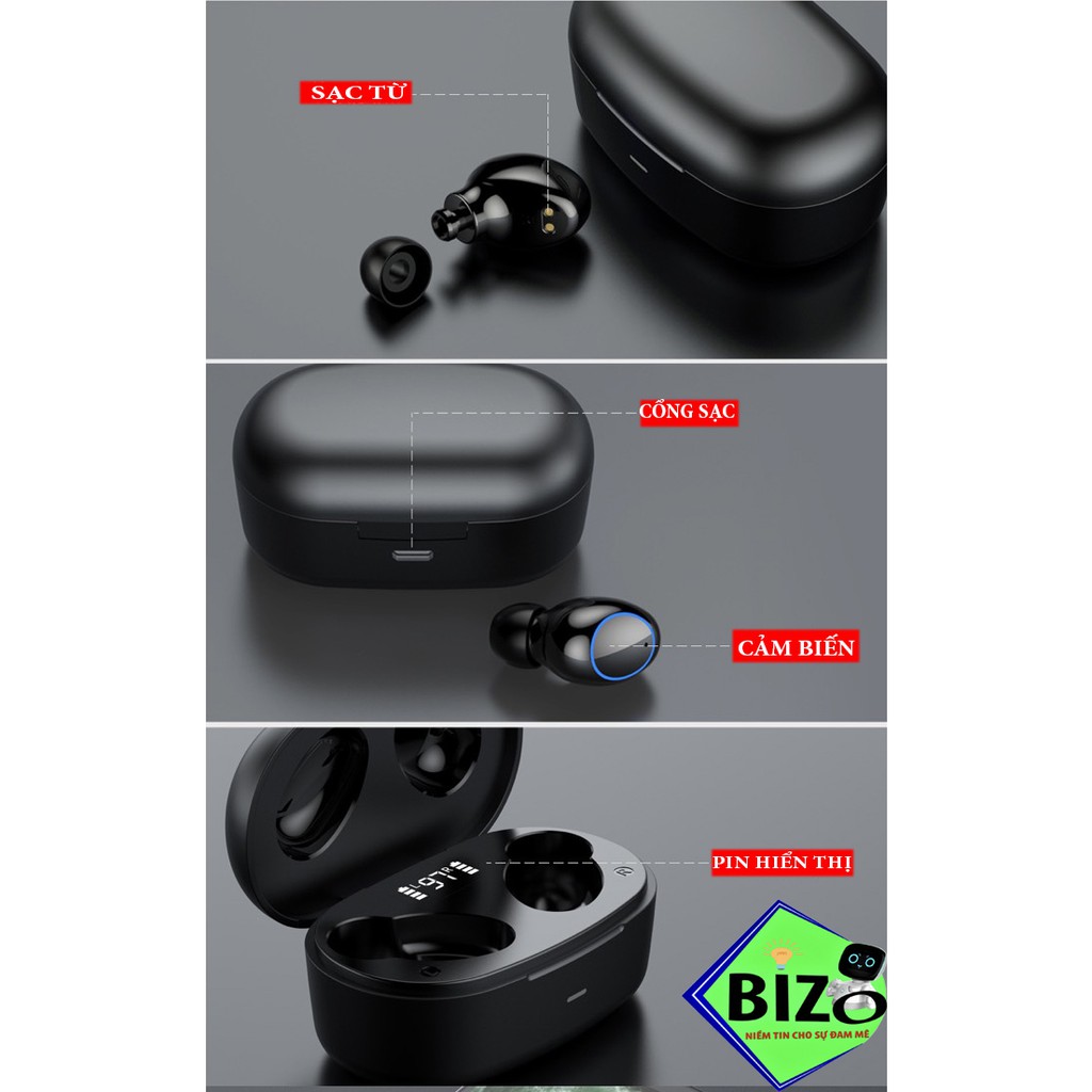 (SIÊU PHẨM CAO CẤP 2020) TAI NGHE KHÔNG DÂY, TAI NGHE BLUETOOTH 5.1 MÀN HÌNH LED + ÂM THANH 9D | BigBuy360 - bigbuy360.vn