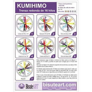 Dụng cụ tết vòng kumihimo