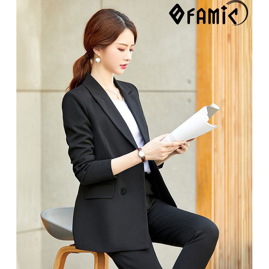 Vest Nữ Đẹp ❤️𝑭𝑹𝑬𝑬𝑺𝑯𝑰𝑷❤️Giảm 5K khi nhập mã [ AO BLAZER ] Vest Nữ Đẹp Gồm Áo Vest Quần Dài Dáng Công Sở Cá Tính | BigBuy360 - bigbuy360.vn