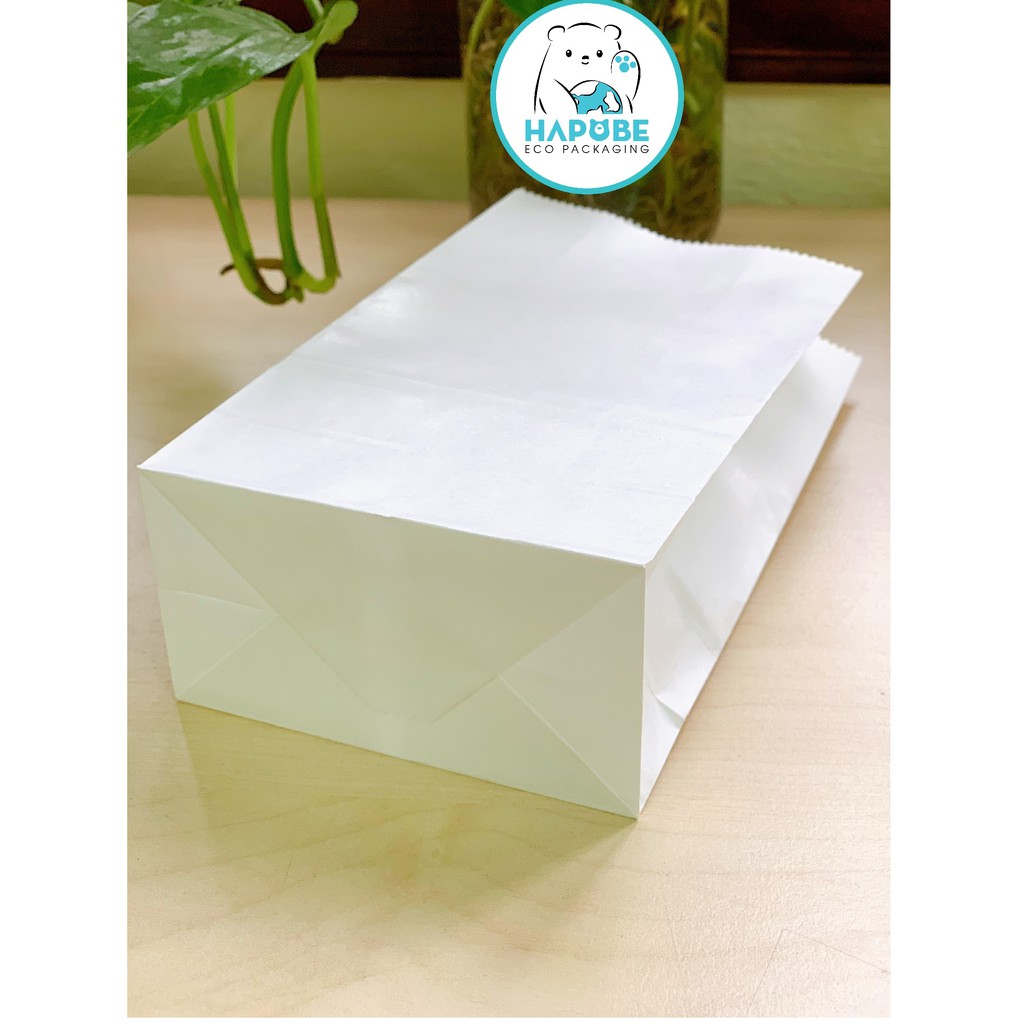 Combo 100 Túi giấy Kraft không quai cỡ bé 9x5x17cm