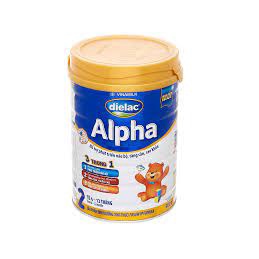 Sữa bột VINAMILK DIELAC ALPHA 1 2 3 4  - lon