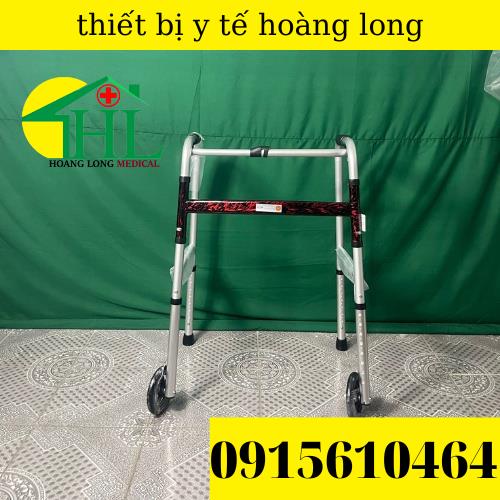 Khung Tập Đi Cho Người Gìa Bánh Xe Lớn LUCASS W57-Giúp Người Tập Đi Sau Tai Biến