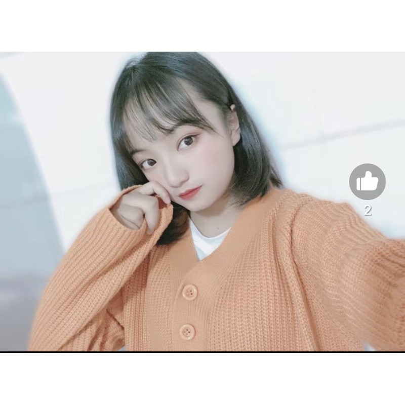 Áo len cổ tim ( 3 cúc áo kèm ảnh thật loại1) | BigBuy360 - bigbuy360.vn