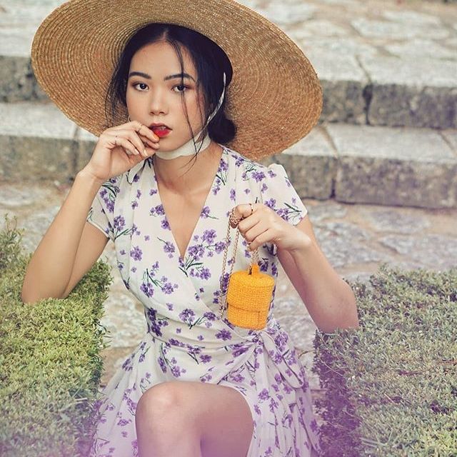 Váy hoa tím 5M Dress | BigBuy360 - bigbuy360.vn