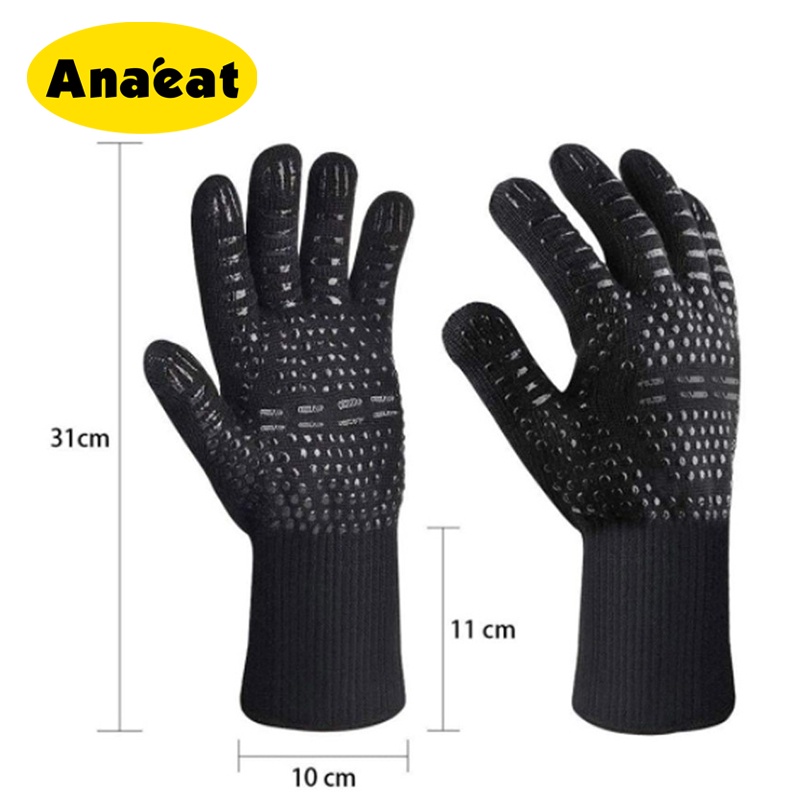 1pc Găng tay lò vi sóng ANAEAT silicon chịu nhiệt độ cao