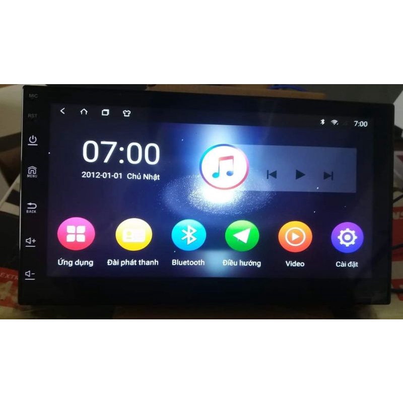 MÀN HÌNH ANDROID 7 INCH TS8 CẮM SIM 4G LẮP MỌI XE Ô TÔ