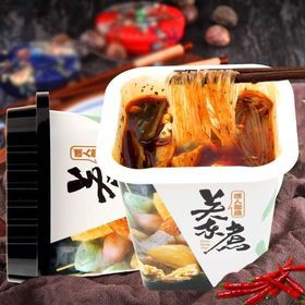 [ Cực ngon ] Combo 2 hộp Lẩu Cốc Viên Hải Sản Full Topping - Hộp 154gr