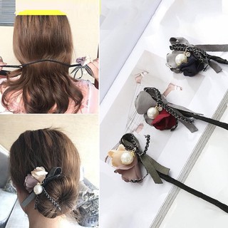 DÂY HOA QUẤN TÓC BÚI NHIỀU KIỂU