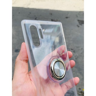 Ốp silicon kèm iring siêu mỏng xoay 360 - Note9 / Note10 / Note10 Plus