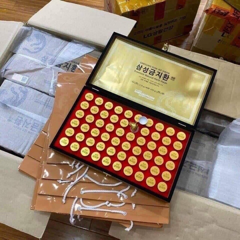 [HÀNG MỚI VỀ] An Cung Ngưu Hoàng Hàn Quốc, Hộp Gỗ 60 V | BigBuy360 - bigbuy360.vn