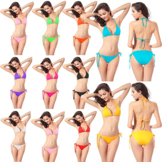 Đồ bơi nâng ngực nữ 2 mảnh Bikini in họa tiết nhiều màu | BigBuy360 - bigbuy360.vn