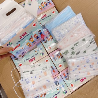 Combo sỉ 10 hộp khẩu trang y tế trẻ em