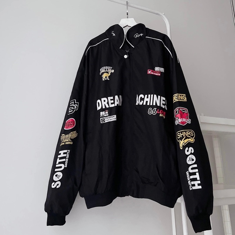Áo Khoác Dù Local Brand Racing Nam Nữ Form Rộng Phong Cách Thể Thao Hot Trend - pqk boutique