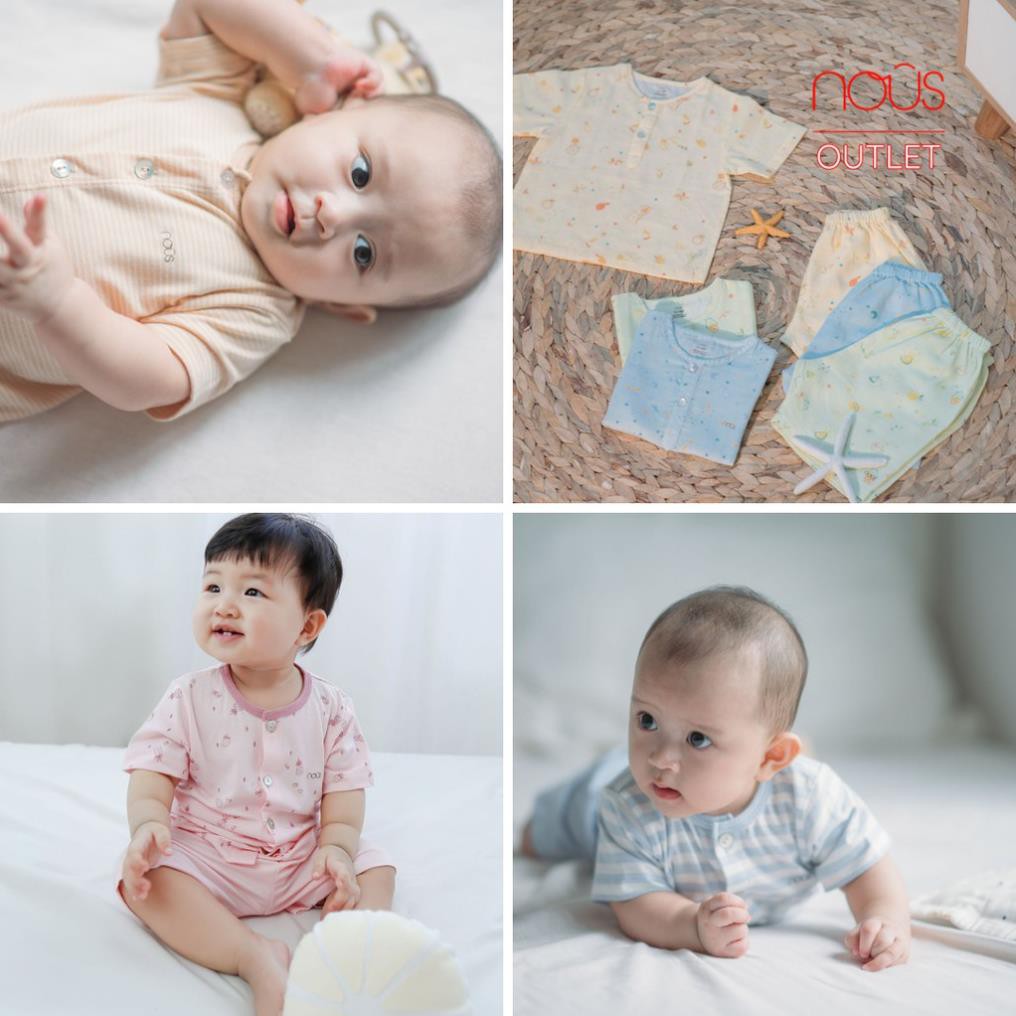Bộ Cài thẳng Cộc Nous Sale Cài thẳng Đủ mẫu (Size từ 3M đến 9M)