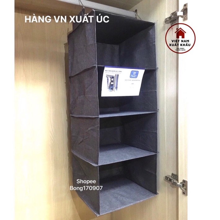 Giá Treo Đồ Bằng Vải Xếp Quần Áo Phong Cách Tiện Gọn, Dễ Tìm Chất Vải Oxford 300D (Hanging closet)