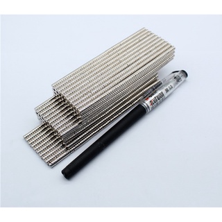 100 Viên Nam châm trắng tròn kích thước 4*3mm