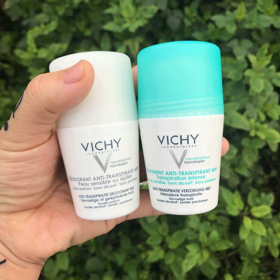 Lăn Khử Mùi Vichy 48H Pháp - Lăn Nách Vichy 50ML