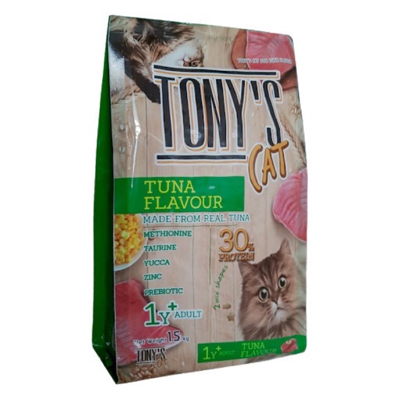 Thức ăn cho mèo TONY'S CAT 1KG TÚI ZIP