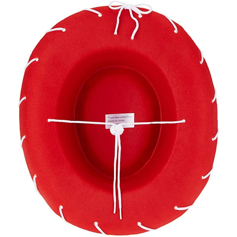 Nón Cao Bồi Hóa Trang Màu Nâu Đỏ Phong Cách Phương Tây Cho Bé Gái