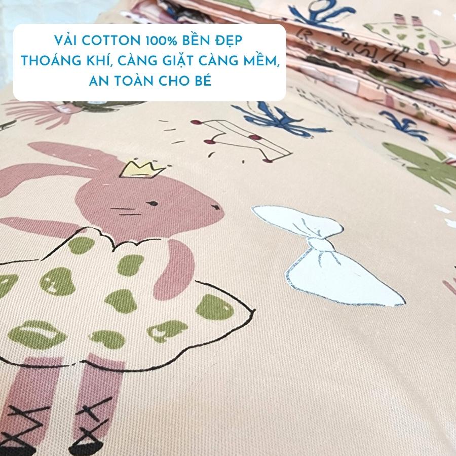 Chăn hè cho bé đi học DreamBedding cotton 100% size 120x160cm mềm mát thấm mồ hôi tốt