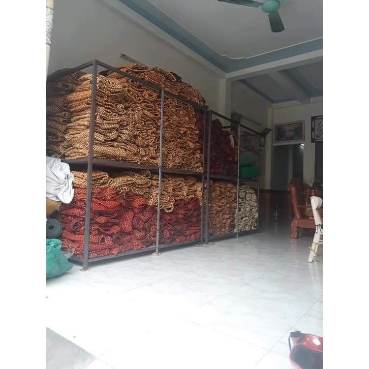 Lót ghế hạt gỗ thông đan hoa cho ô tô