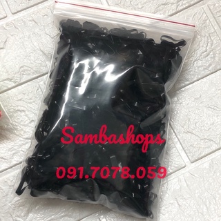 100 gram thun cột tóc loại tốt, chun cột tóc túi zip
