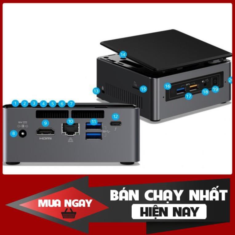 Máy tính để bàn mini Intel NUC NUC7i3BNHXF - Đã bao gồm ổ cứng và RAM - NUC7i3BNHXF | BigBuy360 - bigbuy360.vn