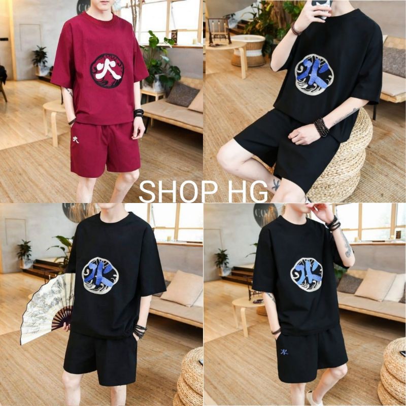 bộ đồ đù form rộng unisex💕hoàn xu 20%💕