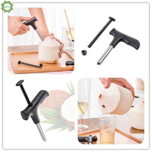 Dụng cụ đục lỗ trái dừa cầm tay bằng thép không gỉ tiện lợi