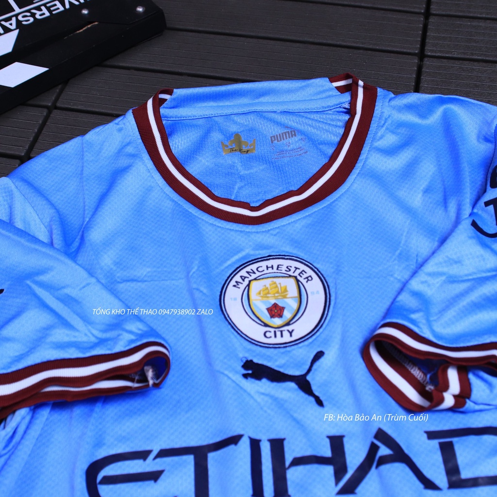 Áo Bóng Đá Mancity🎯Freeship🏆_BỘ QUẦN ÁO CLB MANCITY SÂN NHÀ MỚI NHẤT 2023