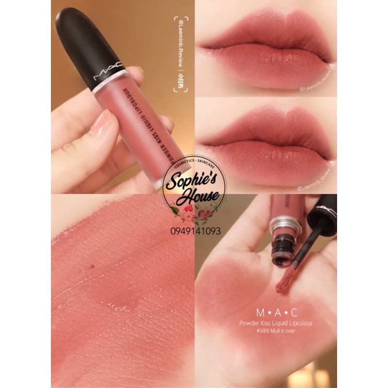Son kem MAC Powder Kiss Liquid 982 / 983 / 987 / 988 / 989 / 991 / 997 / 998 | BigBuy360 - bigbuy360.vn