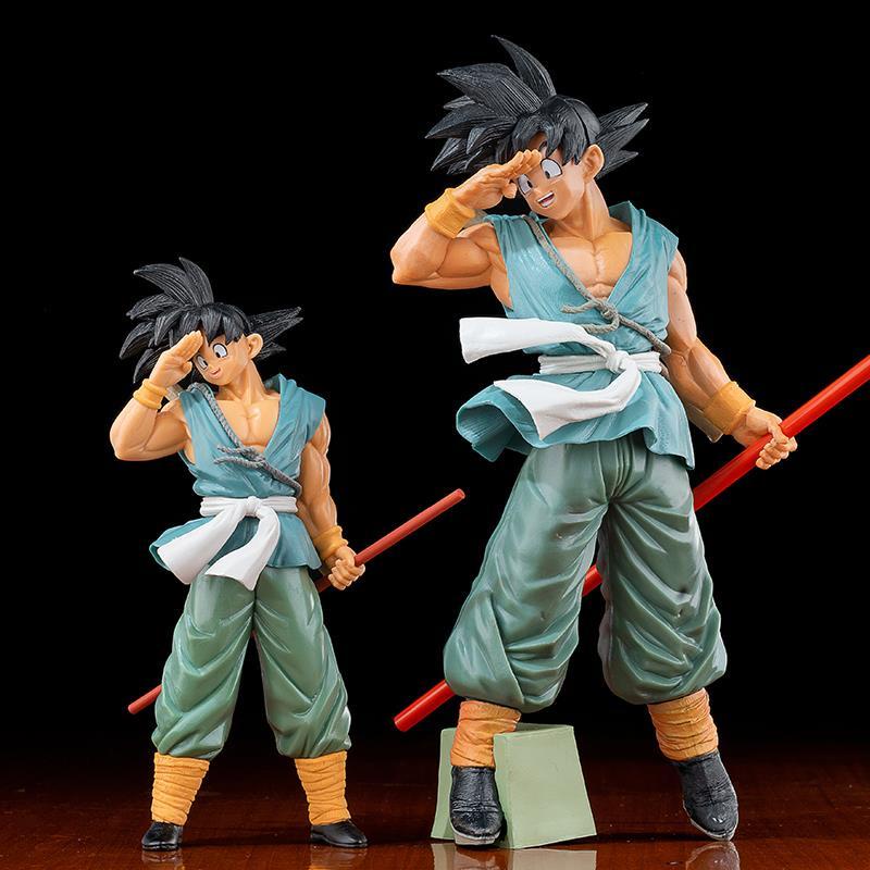 ❤HOT❤See you again for the 10th anniversary of the seven dragon ball super. Monkey King's golden cudgel stick super large hand-made model ornaments and gifts