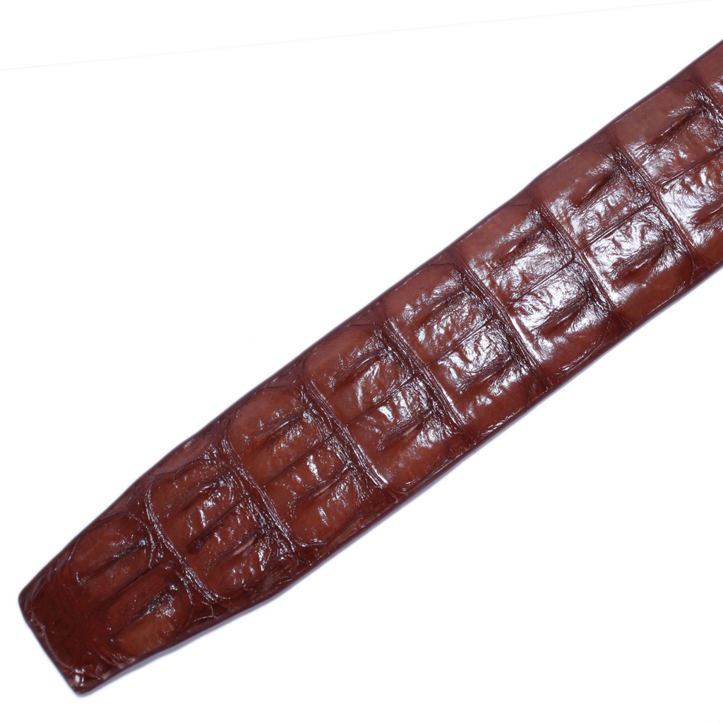 Dây nịt nam da cá sấu Huy Hoàng gai vip 3,5P đầu kim đen, nâu đất, vàng bò, nâu đỏ HP4872-73-74-75