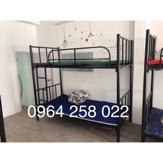 Giường tầng trụ ngang 80phan dài 1m8 phủ bì- freeship hcm - hình chụp thật