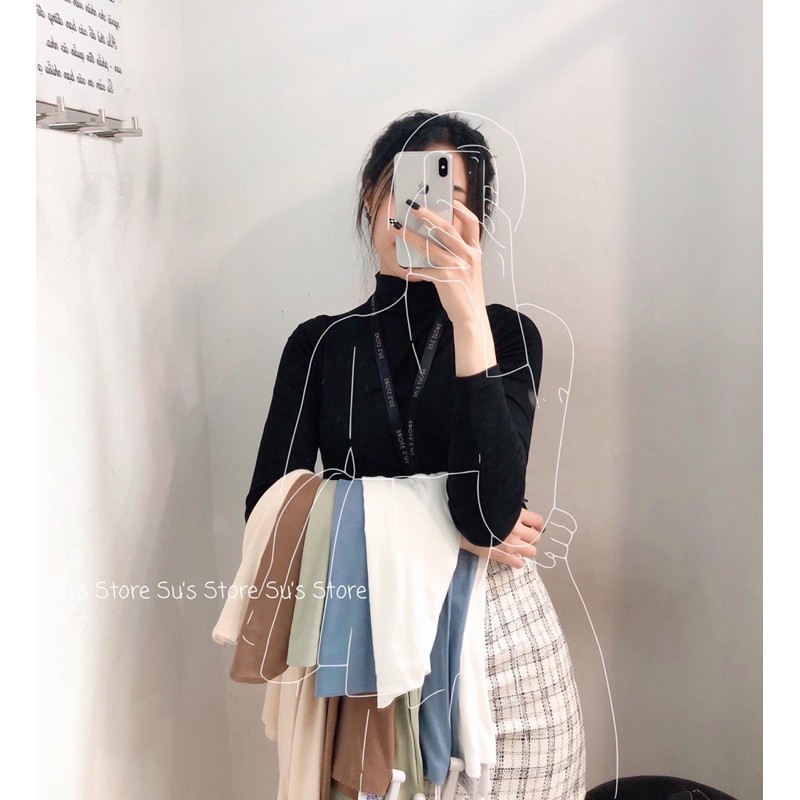 Áo giữ nhiệt cổ leo (có loại lót bông) A1106 và A2074 SUSTORE | BigBuy360 - bigbuy360.vn