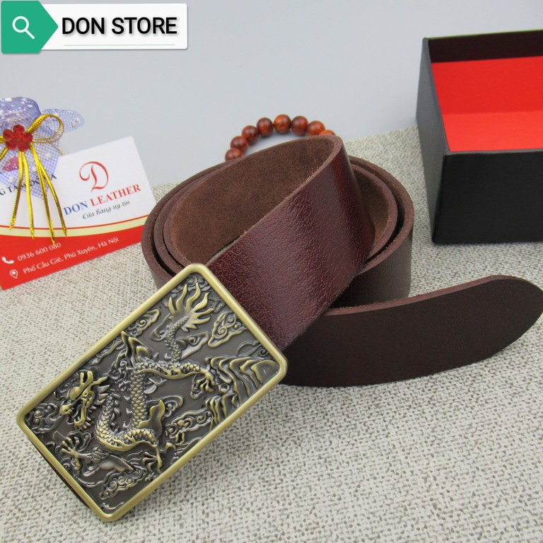 [HOT] Thắt Lưng Nam Phong Cách RỒNG Hàng Chất Lượng Cao - Dây Da Thật Nguyên Miếng 1 Lớp Cao Cấp ( BH 12 Tháng)