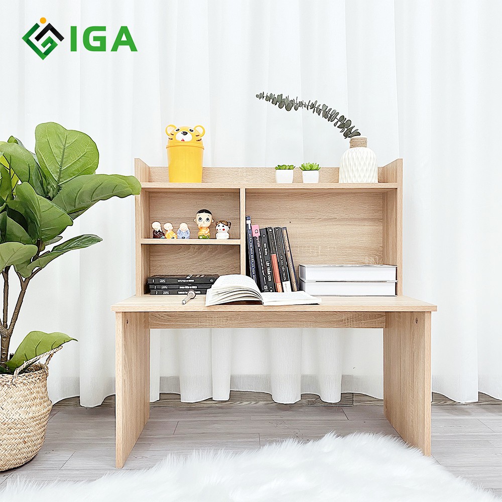 Bàn Học Bàn Làm Việc IGA Ngồi Bệt Model 1 Thông Minh GP116