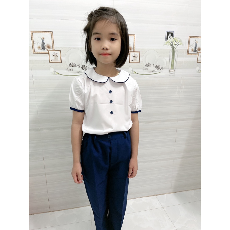 Bộ đồng phục đi học cho bé trai cấp 1 thời trang Jadiny (lựa chọn mua áo riêng, quần riêng)