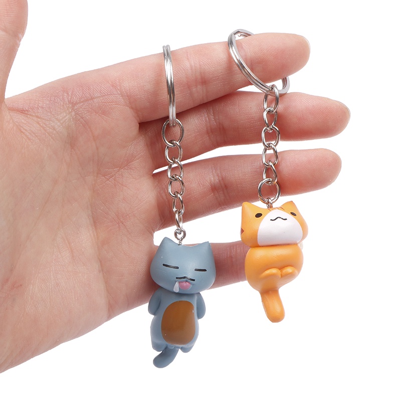 Móc Khóa Hình Chú Mèo May Mắn Đáng Yêu Thời Trang