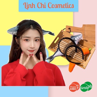 Cài Tóc Hình Cá Mập, Cà Rốt Phong Cách Hoạt Hình Hàn Quốc Dễ Thương Dành Cho Nữ