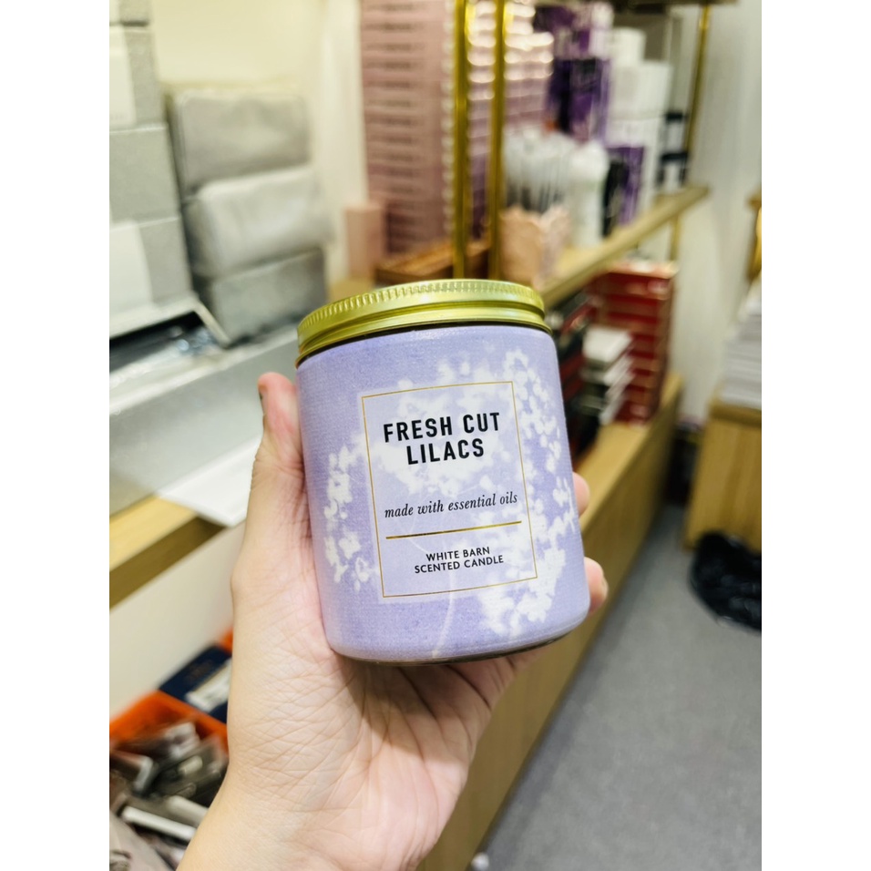 [ BILL US ] NẾN THƠM 1 BẤC BATH &amp; BODY WORK CANDLE WITH NATURAL ESSENTIAL OILS