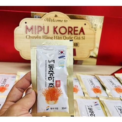 Nước Đông Trùng Hạ Thảo Hàn Quốc Cao Cấp Nongzinsicphum Hộp 60 Gói X 30ml