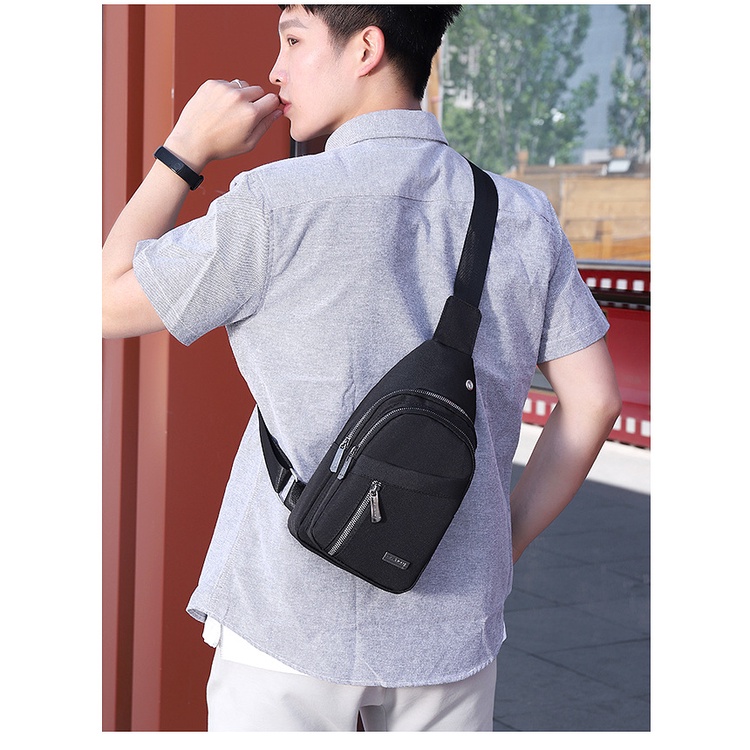Túi đeo trước ngực thời trang năng động tùy chọn màu sắc cho nam