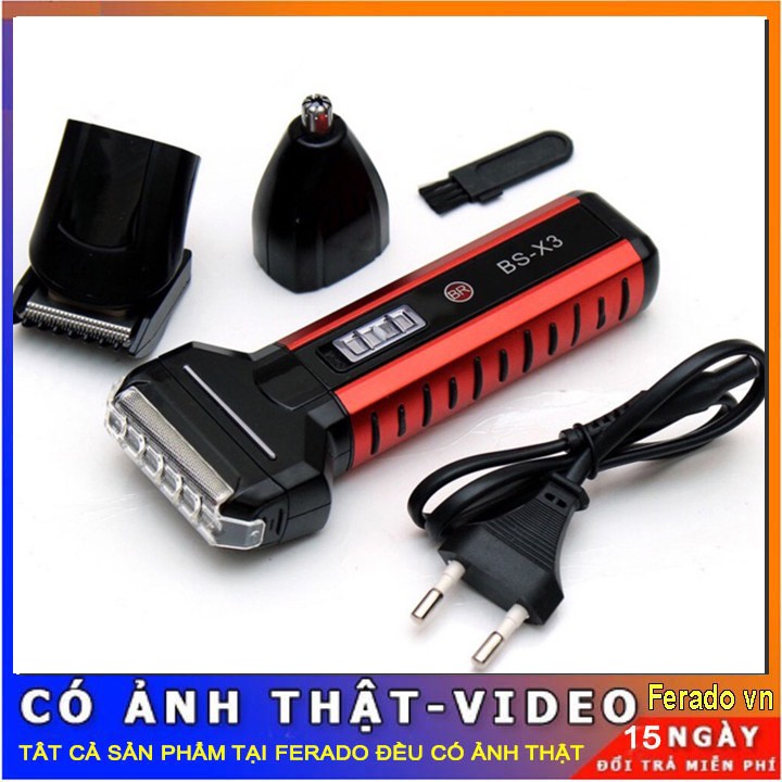 Máy cạo râu kiêm tông đơ cắt tóc BTT1 Tặng vòng tay tùy hưu