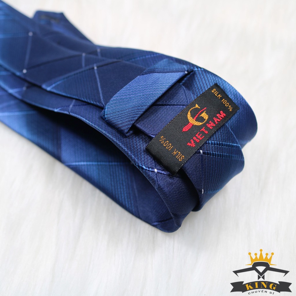 Cà vạt nam KING công sở, cao cấp, bản 8cm ( C054 )