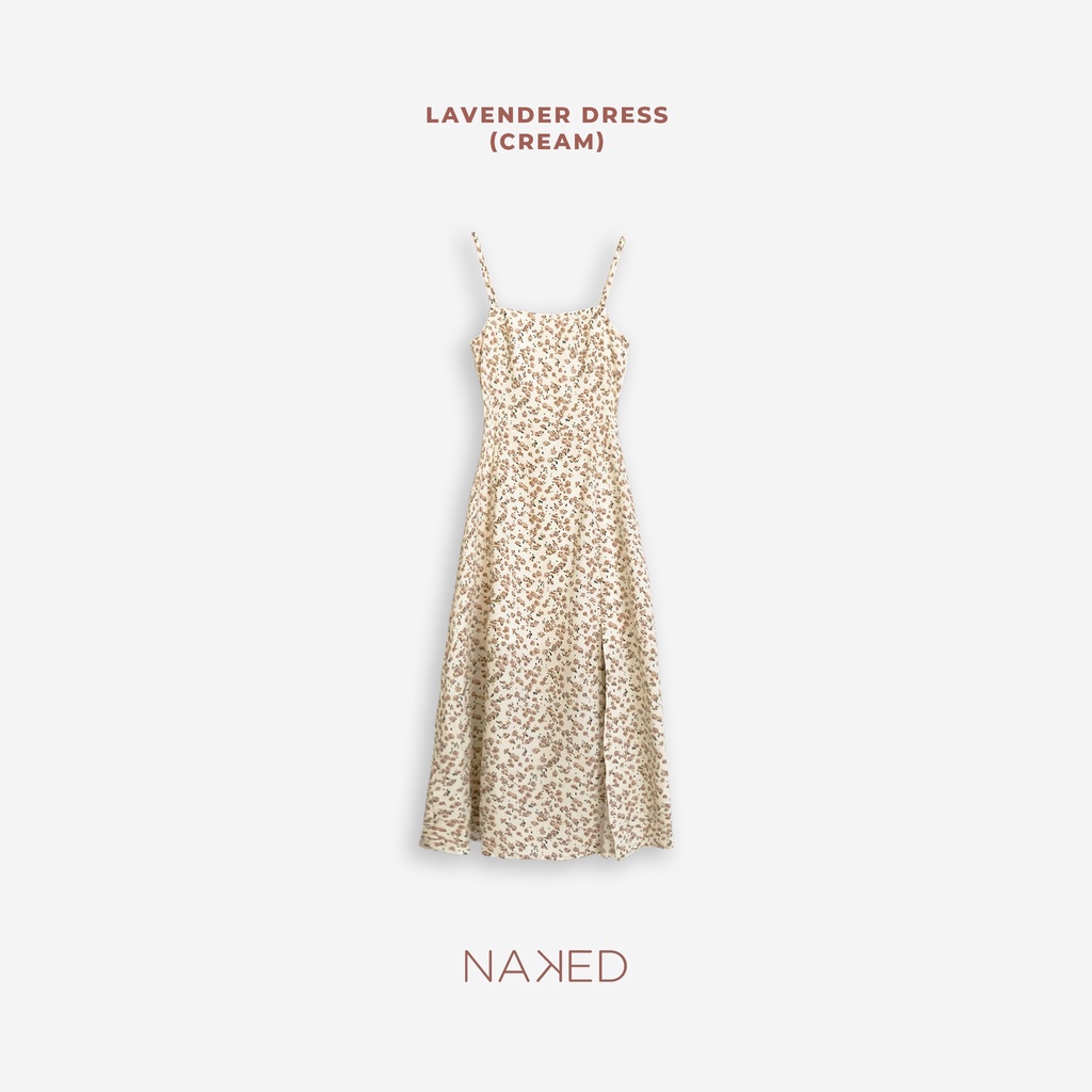 Váy hai dây hoa nhí sẻ Naked by V - Lavender Dress
