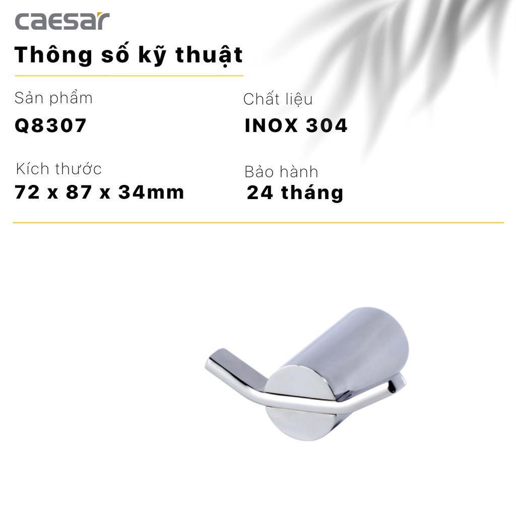 Móc Treo Áo Inox CAESAR - Q8307
