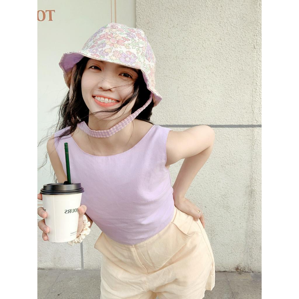 Áo croptop Joah cột nơ hở lưng